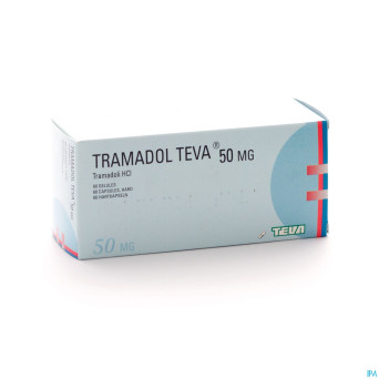 Tramadol teva caps 60 x 50 mg