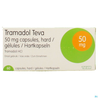Tramadol teva caps 60 x 50 mg