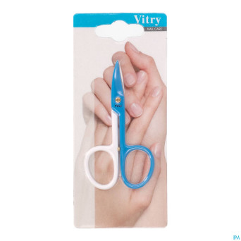 Vitry classic ciseaux ongles courbe bicolor 1008cc