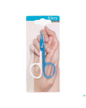 Vitry classic ciseaux ongles courbe bicolor 1008cc