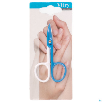 Vitry classic ciseaux ongles courbe bicolor 1008cc