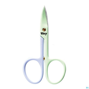 Vitry classic ciseaux ongles courbe bicolor 1008cc