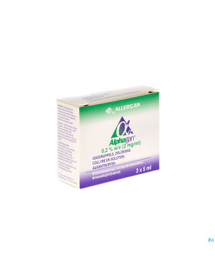 Alphagan 0,2% collyre 3x5ml