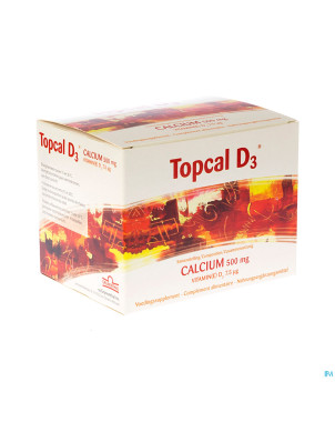 Topcal d3 gran effervescent sachet 60