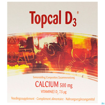 Topcal d3 gran effervescent sachet 60