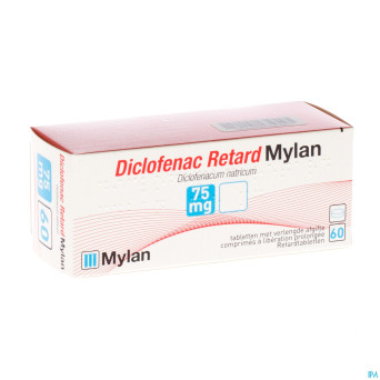 Diclofenac retard mylan 75 mg tabl 60 x 75 mg