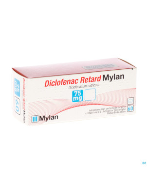 Diclofenac retard mylan 75 mg tabl 60 x 75 mg