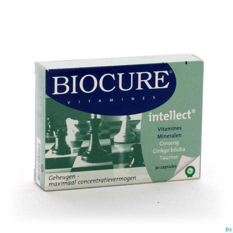 Biocure vitamine intellect  caps 30 cfr 3130952