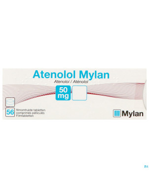 Atenolol viatris 50mg comp 56