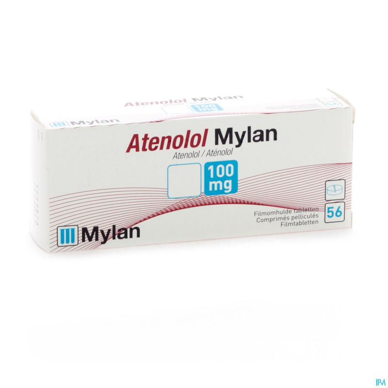 Atenolol viatris 100mg comp 56