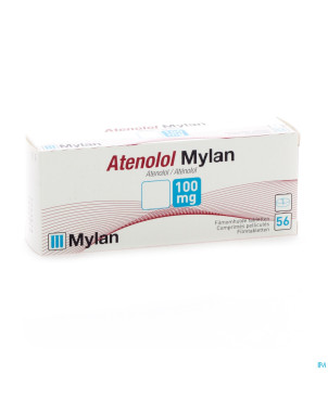 Atenolol viatris 100mg comp 56