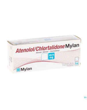 Atenolol chlortalidone mylan 56x100/25mg