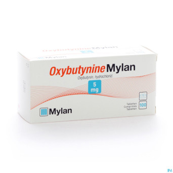 Oxybutynine hcl mylan tabl 100x5 mg