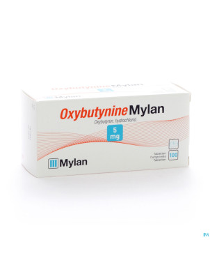 Oxybutynine hcl mylan tabl 100x5 mg