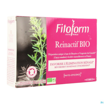 Reinactif bio    amp 20x10ml fitoform