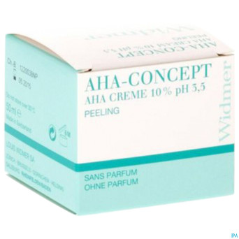 Widmer creme aha 10% n/parf    pot 50ml