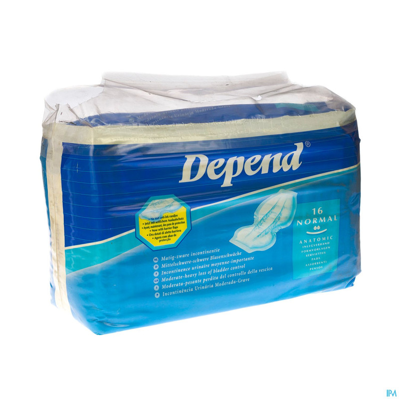 Depend anatomic normal    16 1994