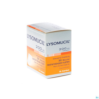 Lysomucil 200 gran sach 30 x 200 mg