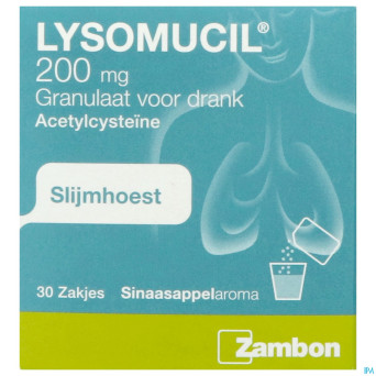 Lysomucil 200 gran sach 30 x 200 mg