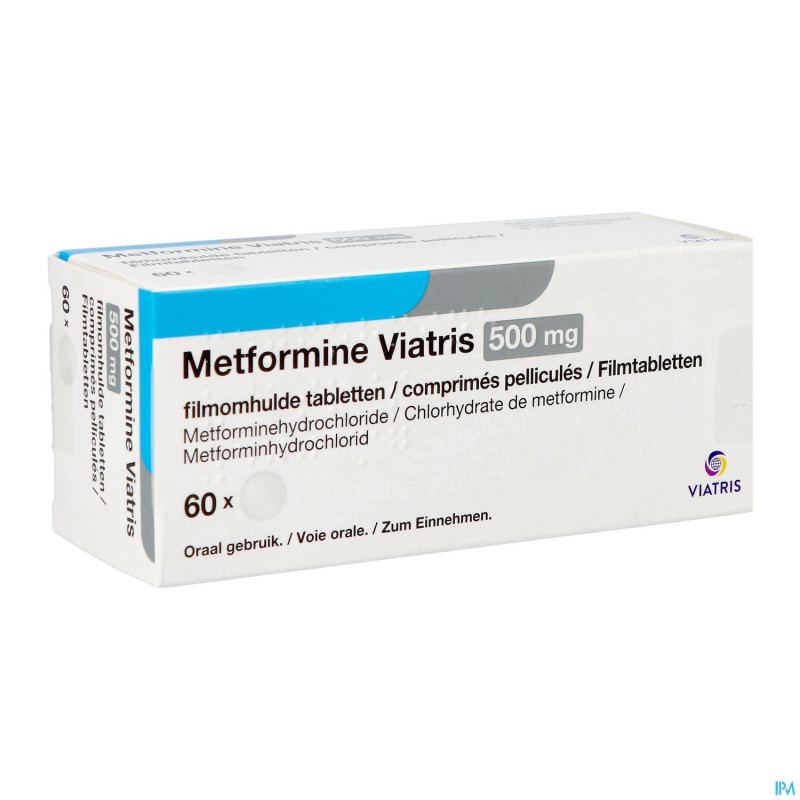 Metformine viatris 500mg comp 60