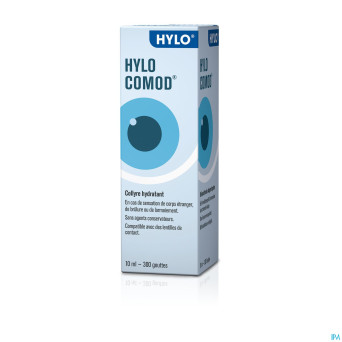 Hylo-comod gutt oculaires 10ml