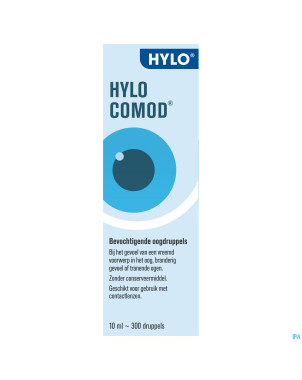 Hylo-comod gutt oculaires 10ml