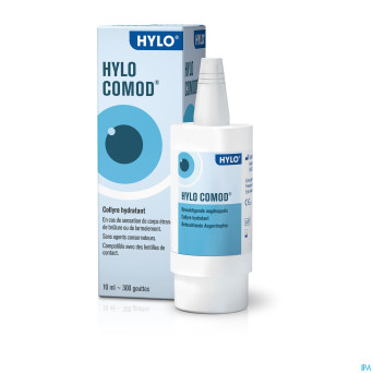 Hylo-comod gutt oculaires 10ml