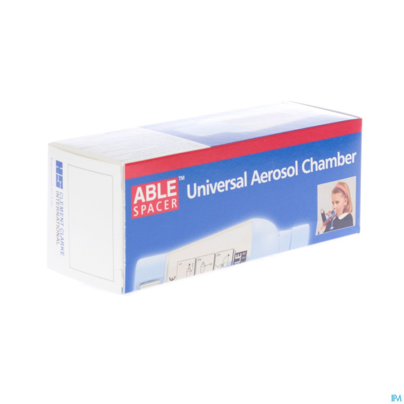 Able spacer chambre inhalation universelle