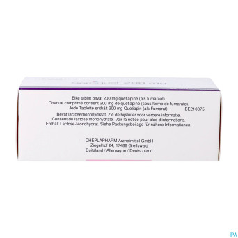 Seroquel 200 comp  60 x 200 mg