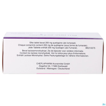 Seroquel 200 comp  60 x 200 mg