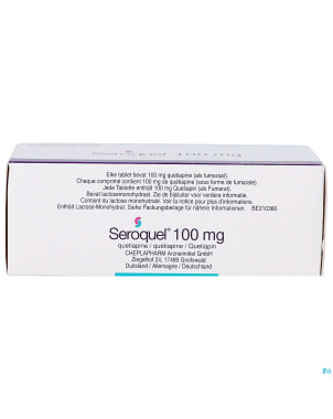 Seroquel 100 comp  60 x 100 mg
