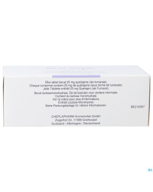 Seroquel  25 comp  60 x  25 mg ud