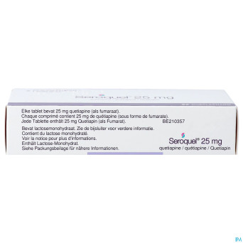 Seroquel  25 comp   6 x  25 mg