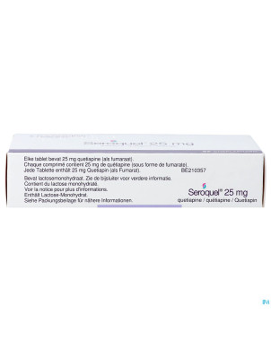 Seroquel  25 comp   6 x  25 mg