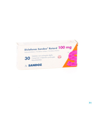 Diclofenac retard sandoz tabl 30 x 100 mg
