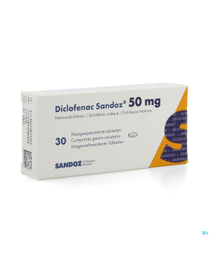 Diclofenac sandoz  50mg tabl  30x 50mg