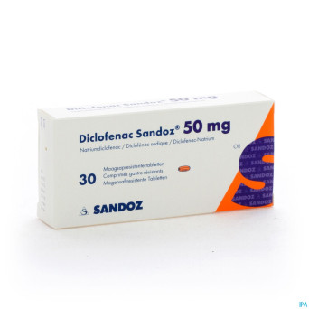 Diclofenac sandoz  50mg tabl  30x 50mg