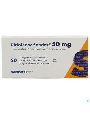 Diclofenac sandoz  50mg tabl  30x 50mg