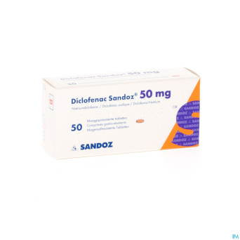 Diclofenac sandoz  50mg tabl  50x 50mg new sandoz