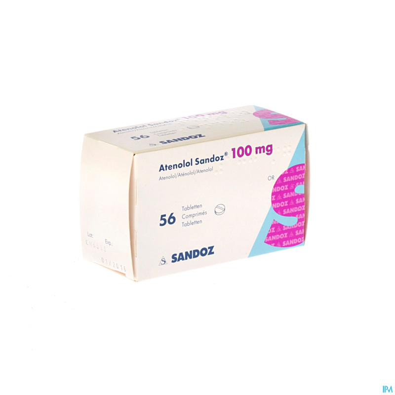 Atenolol sandoz 100mg tabl  56x100mg