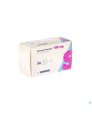 Atenolol sandoz 100mg tabl  56x100mg