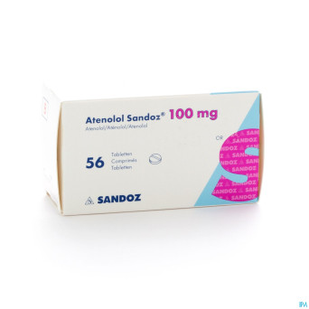 Atenolol sandoz 100mg tabl  56x100mg