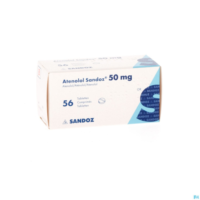 Atenolol sandoz  50mg tabl  56x 50mg