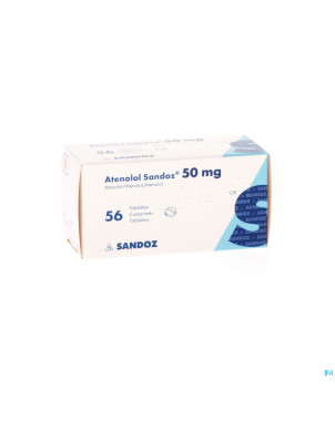Atenolol sandoz  50mg tabl  56x 50mg