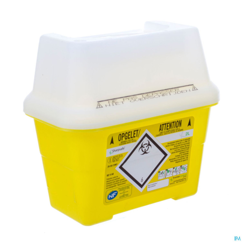 Sharpsafe container aiguilles   2l 4140
