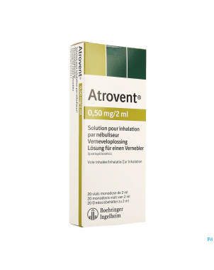 Atrovent monodose 0,50mg/2ml vials 20