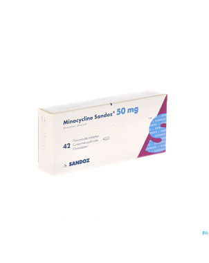 Minocycline sandoz 50 mg comp pell 42 x 50 mg