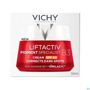 Vichy liftactiv pigment spec.b3 spf50 cr jour 50ml