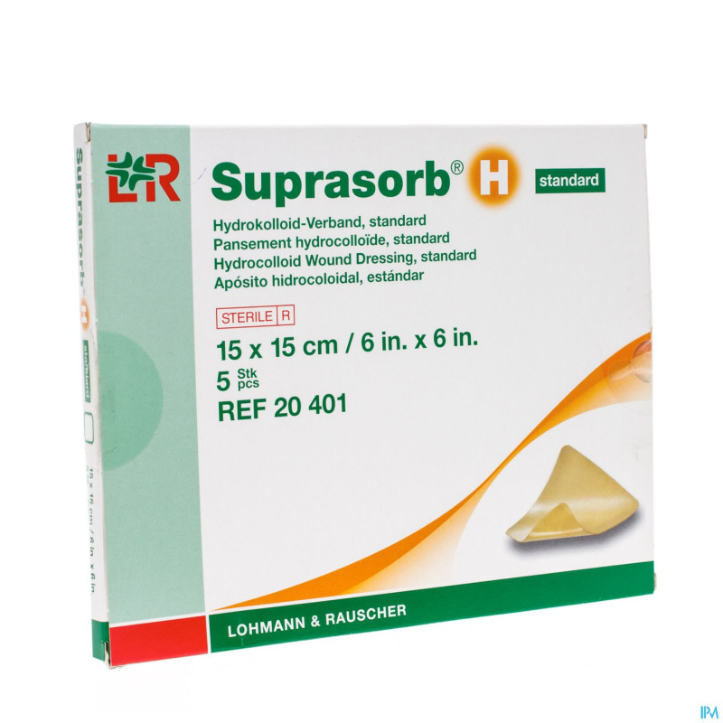 Suprasorb h stand cp steril    15x15cm   5 20401