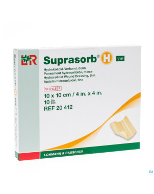 Suprasorb h fin cp steril    10x10cm  10 20412